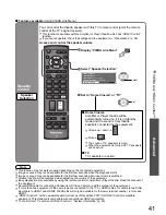 Preview for 41 page of Panasonic Viera TH-42PX80A Operating Instructions Manual