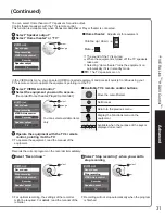 Preview for 31 page of Panasonic VIERA TH-42PZ800U Quick Start Manual