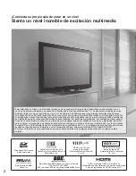 Preview for 2 page of Panasonic Viera TH-46PZ850 (Spanish) Manual De Instrucciones