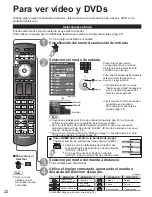 Preview for 22 page of Panasonic Viera TH-46PZ850 (Spanish) Manual De Instrucciones