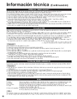 Preview for 56 page of Panasonic Viera TH-46PZ850 (Spanish) Manual De Instrucciones