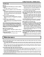 Preview for 7 page of Panasonic Viera TH-50PF10 Operating Instructions Manual