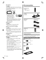 Preview for 4 page of Panasonic Viera TH-60A430G Operating Instructions Manual