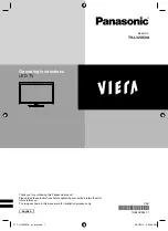 Panasonic Viera TH-L32X50A Operating Instructions Manual preview