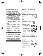 Preview for 2 page of Panasonic Viera TH-L42ET60A Operating Instructions Manual