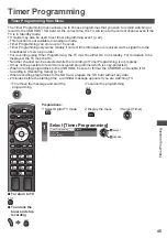 Preview for 45 page of Panasonic VIERA TH-P50UT30A Operating Instructions Manual