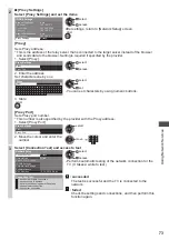 Preview for 73 page of Panasonic VIERA TH-P50UT30A Operating Instructions Manual