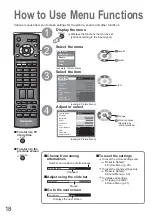 Preview for 18 page of Panasonic Viera TX-26LX80P Operating Instructions Manual