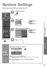 Preview for 27 page of Panasonic Viera TX-26LX80P Operating Instructions Manual