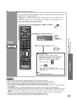 Preview for 45 page of Panasonic Viera TX-26LXD8 Operating Instructions Manual