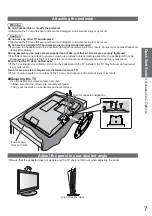 Preview for 7 page of Panasonic Viera TX-L19C20E Operating Instructions Manual