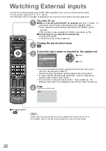 Preview for 22 page of Panasonic Viera TX-L19C20E Operating Instructions Manual