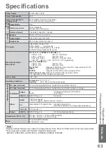 Preview for 63 page of Panasonic Viera TX-L19C20E Operating Instructions Manual