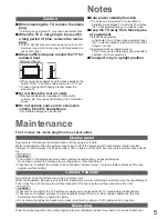 Preview for 5 page of Panasonic Viera TX-L19X10E Operating Instructions Manual