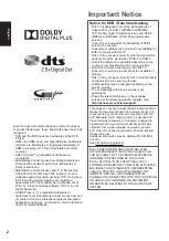 Preview for 2 page of Panasonic Viera TX-L32B6E Operating Instructions Manual