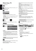 Preview for 12 page of Panasonic Viera TX-L32B6E Operating Instructions Manual