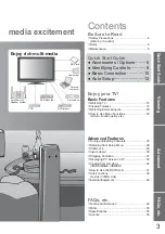 Preview for 3 page of Panasonic Viera TX-L32X15P Operating Instructions Manual