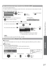 Preview for 27 page of Panasonic Viera TX-L32X15P Operating Instructions Manual