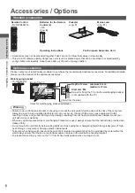 Preview for 6 page of Panasonic Viera TX-L32X5E Operating Instructions Manual