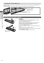 Preview for 8 page of Panasonic Viera TX-L32X5E Operating Instructions Manual