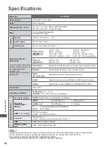 Preview for 58 page of Panasonic Viera TX-L32X5E Operating Instructions Manual