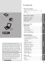 Preview for 3 page of Panasonic Viera TX-P42GT20E Operating Instructions Manual