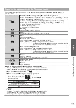 Preview for 25 page of Panasonic Viera TX-P42GT20E Operating Instructions Manual