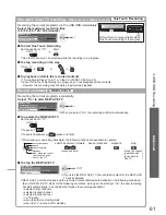 Preview for 61 page of Panasonic Viera TX-P42GT20L Operating Instructions Manual