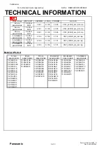 Preview for 3 page of Panasonic VIERA TX-P42S10B Technical Information