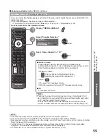 Preview for 59 page of Panasonic Viera TX-P42U10B Operating Instructions Manual