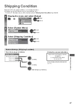 Preview for 47 page of Panasonic Viera TX-P42X50E Operating Instructions Manual