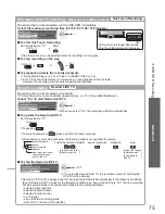 Preview for 73 page of Panasonic Viera TX-P50VT20BA Operating Instructions Manual