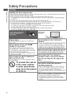 Preview for 4 page of Panasonic Viera TX-P50VT50T Operating Instructions Manual