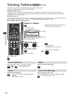 Preview for 26 page of Panasonic Viera U50A series Operating Instructions Manual