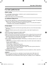 Preview for 5 page of Panasonic VL-FAN2 Operating Instructions Manual