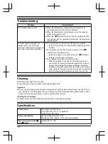 Preview for 10 page of Panasonic VL-FKD2AZ Getting Started