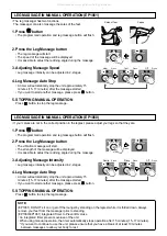 Preview for 18 page of Panasonic WEDEATSU EP1061 Operating Instructions Manual