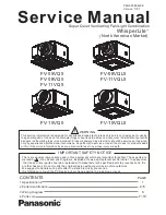 Panasonic WhisperLite FV-05VQ5 Service Manual preview