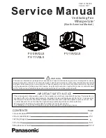 Preview for 1 page of Panasonic WhisperLite FV-08VQL5 Service Manual