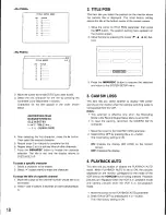 Preview for 18 page of Panasonic WJ-FS309 Operating Instructions Manual