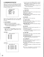 Preview for 20 page of Panasonic WJ-FS309 Operating Instructions Manual