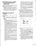 Preview for 73 page of Panasonic WJ-FS309 Operating Instructions Manual