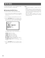 Preview for 42 page of Panasonic WJ-HD500B Operating Instructions Manual