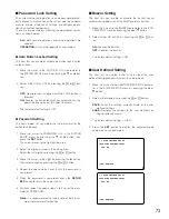 Preview for 73 page of Panasonic WJ-HD500B Operating Instructions Manual