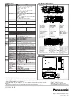 Preview for 2 page of Panasonic WJ-HD616 Specifications