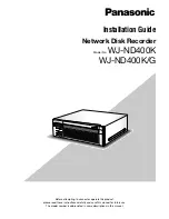 Panasonic WJ-ND400K Installation Manual preview