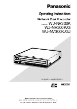 Preview for 1 page of Panasonic WJ-NV300K/GJ Operating Instructions Manual