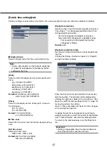 Preview for 17 page of Panasonic WJ-NV300K/GJ Operating Instructions Manual