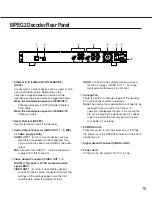 Preview for 15 page of Panasonic WJGXD900 - MPEG2 DECODER Operating Instructions Manual