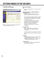 Preview for 68 page of Panasonic WJGXD900 - MPEG2 DECODER Operating Instructions Manual